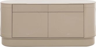 Kare Design Aparador 2 puertas y 2 cajones bicolor gris y beige