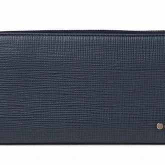 Tod's Navy Leather Long Wallet (Bi-Fold) (Pre-Owned)