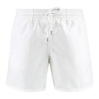 Vilebrequin Beachwear, male, White, Size: 2XL Moorea Swim Shorts