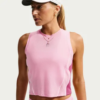 Nike Womens Court Advantage Dri-FIT Tennis Tank Top in Pink | IM9409-621