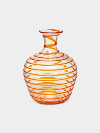 Yali Glass A Filo Hand-Blown Murano Glass Carafe