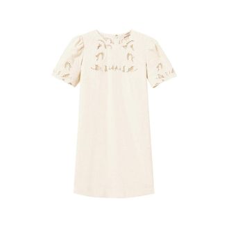 Twinset Embroidered Mini Dress