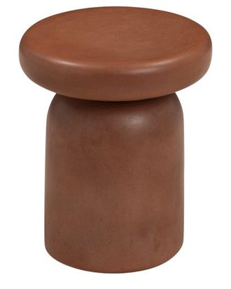 TOV Furniture Tov Furniture Lydia Concrete Indoor/Outdoor Side Table