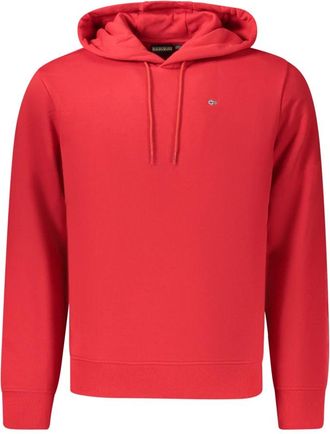 Napapijri Sudadera con capucha de manga larga - Sweatshirts & Hoodies - Hombre - Rojo - 2XL