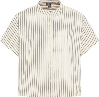 Dreimaster Dreimaster Blouse Dames Lichtbeige marine