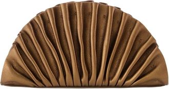 Cult Gaia Nala Mini Clutch - Dames - Clutches - Bruin - ONE Size - Leer - Tassen