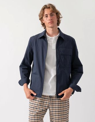 Belstaff Mens Belstaff Cargo Mens Overshirt - Dark Ink - Navy - Size: 40/Regular
