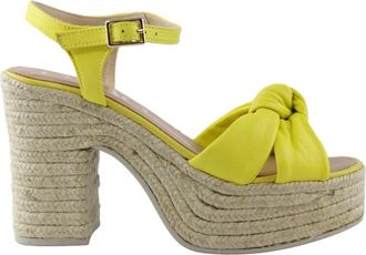 Gaimo Espadrilles Gele Espadrille Instap Schoenen - Dames - Sandalen met hakken - Geel - 37 EU - Schoenen