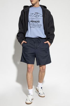 Iceberg T-shirt With Print, Mens, Blue