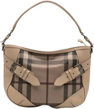 Burberry Pre-owned Shoulder Bags, female, Brown, Size: ONE SIZE Pre-owned Vintage Shoulder Bag
