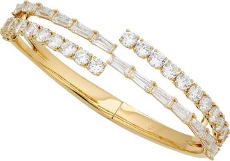 Nadri Cubic Zirconia Hinge Bracelet in Gold at Nordstrom