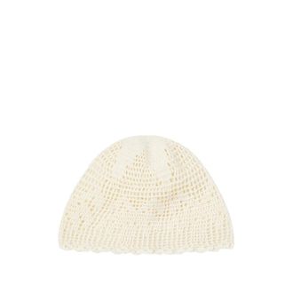 Alanui Beanies, female, White, Size: ONE SIZE Islands Diary Crochet Beanie