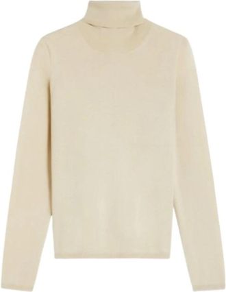 Max Mara Adda Turtleneck - Dames - Cashmere truien - Beige - M - Kasjmier - Truien & Vesten