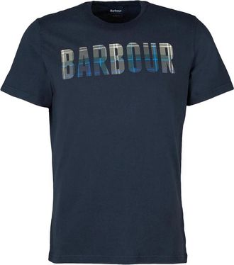 Barbour Thurso T-Shirt - Heren - T-shirts - Blauw - M - Katoen - Tops