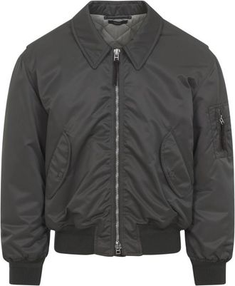 Tom Ford Green Zip-Up Bomber Jacket