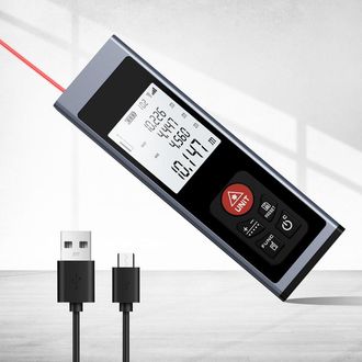 OEM Tel&eacute;metro L&aacute;ser Profesional Con Nivel De Burbuja Electr&oacute;nico, Pantalla Lcd Retroiluminada En Metros/pulgadas/pies, Medici&oacute;n De Distancia/&aacute;rea/volumen/