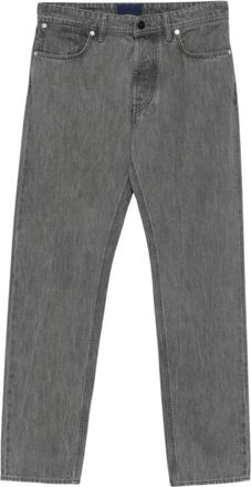 Stone Island Regular Straight Jeans - Heren - Regular Fit Jeans - Grijs - W36 - Katoen - Jeans