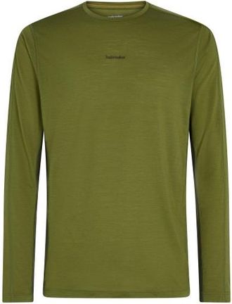 Icebreaker Merino Blend 125 L/S Tee Colour Block Merinoshirt f&uuml;r Herren | oliv