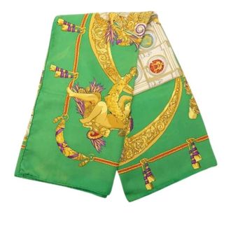 Herm&egrave;s Pre-owned Scarves, female, Multicolor, Size: ONE SIZE Pre-owned Hommage A Charles Garnier Scarf