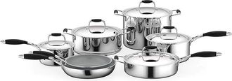 Nutrichef 12Pc Clad Cookware Set