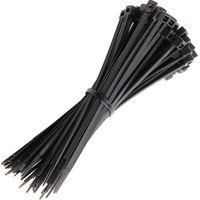 OEM Paquete De 1000 Bridas Negras Resistentes A Los Rayos Uv Con Cierre De Velcro Para Una Gesti&oacute;n &Oacute;ptima Del Cableado. Calidad Industrial, Gran Tama&ntilde;o, R