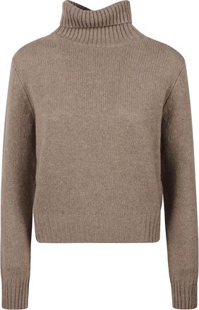 Be You Cd 4010F6 Turtleneck - Dames - Coltruien - Bruin - M - Truien & Vesten