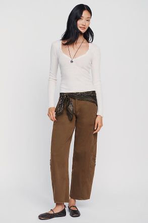 Pilcro Tapered Wide Leg Pants