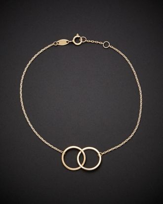 Italian Gold, Inc 14K Italian Gold Interlocking Circles Bracelet