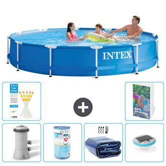 Intex Piscina Con Estructura Redonda - 366x76 Cm - 7-piezas S275