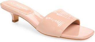 Cordani Neesa Slide Sandal in Nude Patent at Nordstrom, Size 5.5Us