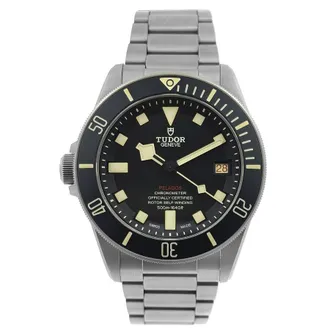 Tudor Pre-owned Tudor Pelagos Automatic Chronometer Black Dial Mens Watch 25610TNL