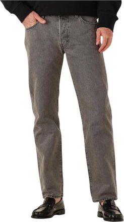 Levi's Jeans, Heren, Grijs, W34 L32, Katoen, 501 Original Fit Jeans