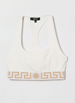 Versace Bralette Greca in cotone stretch