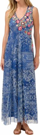 Johnny Was Odalys Mesh Slip Dress In Irina