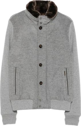 Moorer Levion-Le - Heren - Bomber jackets - Grijs - 6XL - Jassen
