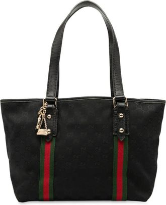 Gucci Borsa tote Jolicoeur in tela GG 2000-2015 - Nero