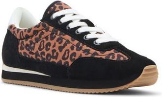 Blondo Ersula Low Profile Waterproof Sneaker in Leopard Nylon at Nordstrom, Size 9.5