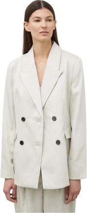 Bruuns Bazaar Pin BBTonya Blazer - Dames - Blazers - Grijs - M - Polyester - Jassen