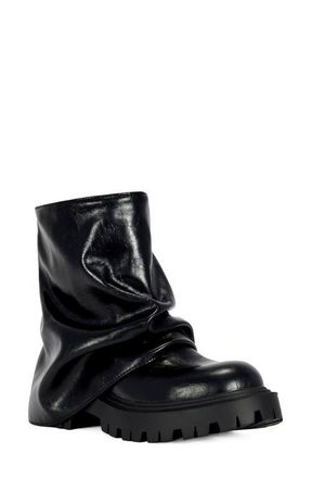 Azalea Wang Clarke Lug Sole Bootie in Black at Nordstrom, Size 7.5