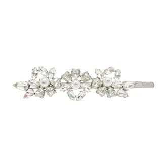 Simone Rocha Hair Accessories, female, White, Size: ONE SIZE Heartbloom Hair Clip
