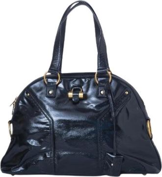 Saint Laurent Pre-owned Handbags, female, Black, Size: ONE SIZE Pre-owned Muse Bag