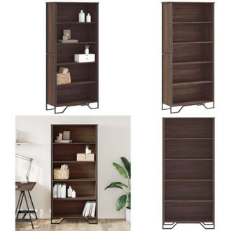vidaXL Libreria Rovere Marrone 80x31x169 cm in Truciolato - Libreria marrone - Libreria con vani