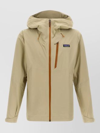 Patagonia nylon waterproof hooded raincoat