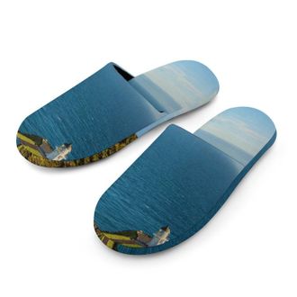 Generic Cape Reinga Lighthouse New Zealands Mens House Slippers Slip Indoor Slipper On Shoes Warm Outdoor
