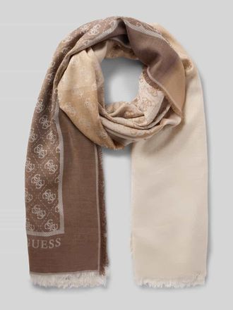 Guess Schal aus reiner Viskose Modell Noelle in Beige, Gr&ouml;&szlig;e 1