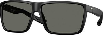 Costa 6S9121 Rincon II Polarized 912101 Mens Sunglasses Black Size 64