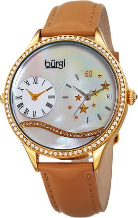 B&uuml;rgi Burgi Womens Genuine Leather Watch