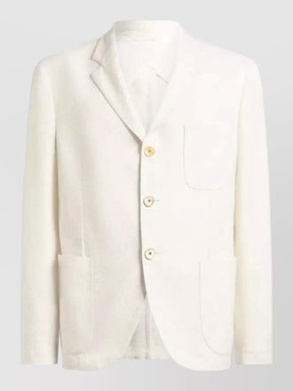 Etro mens single breasted blazer peak lapels