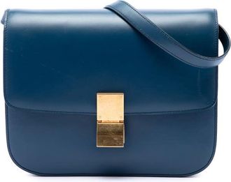 Celine Pre-owned Celine Medium Calfskin Classic Box Crossbody Ladies YWPYSYVWGQMAR808