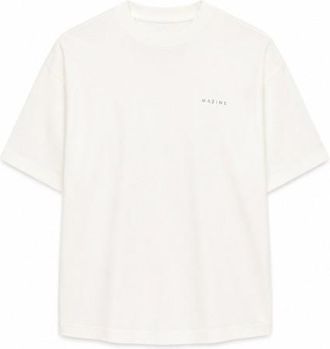 Mazine Back Print Theme T-Shirt T-Shirt f&uuml;r Herren | wei&szlig;